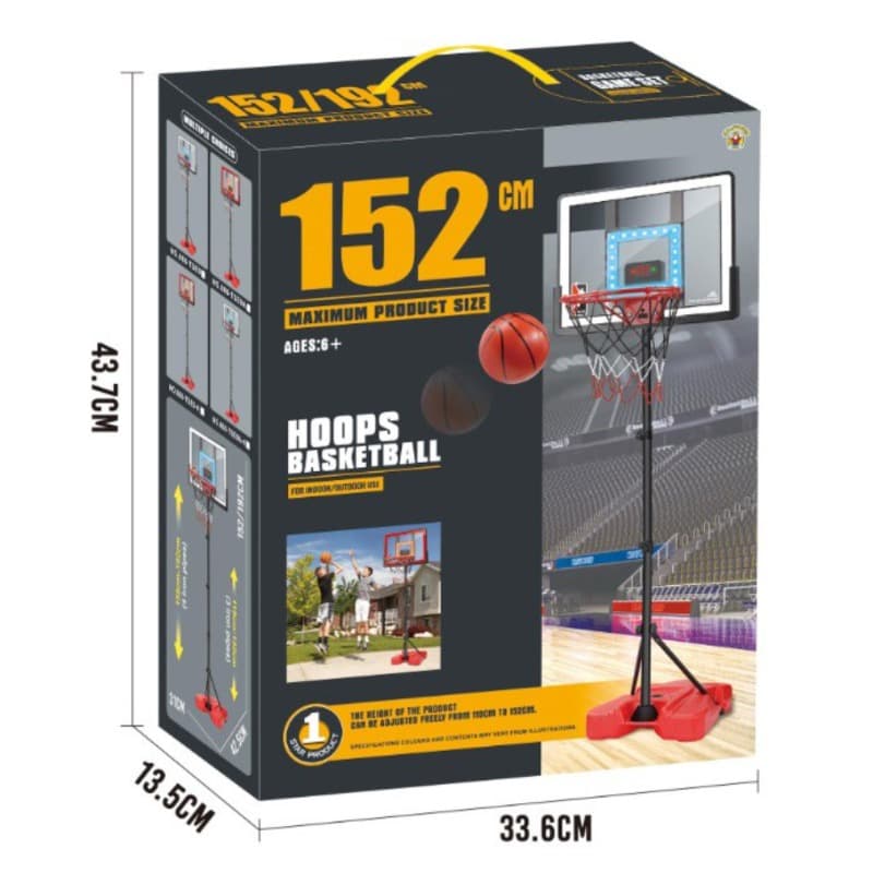 High Enhanced Basketball Hoop – 152 cm thumbnail 2
