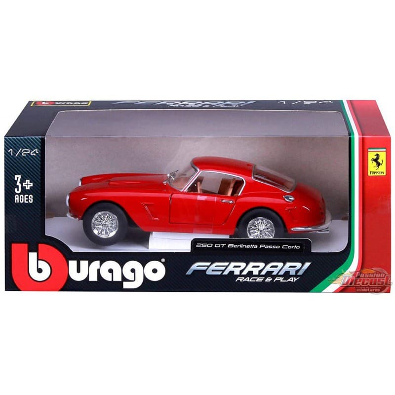 Bburago - Ferrari 250 GT Berlinetta Passo Corto Red thumbnail 2