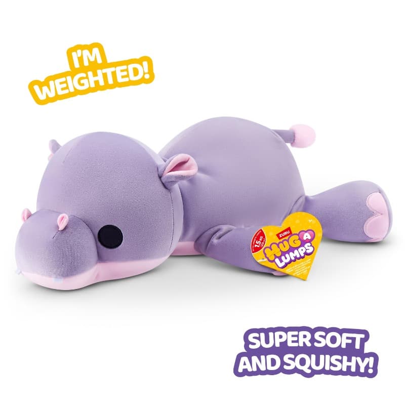 Hug A Lumps Medium 1.5KG_Harley the hippo thumbnail 3