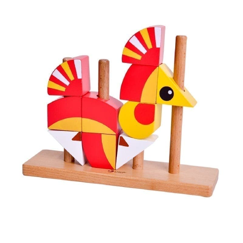 Classic World Wooden Lion Bricks thumbnail 3