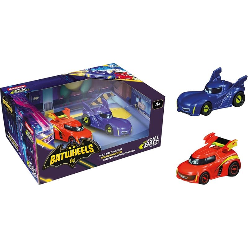 Batman Pull N Speed Twin Pack Bam vs Redbird thumbnail 2