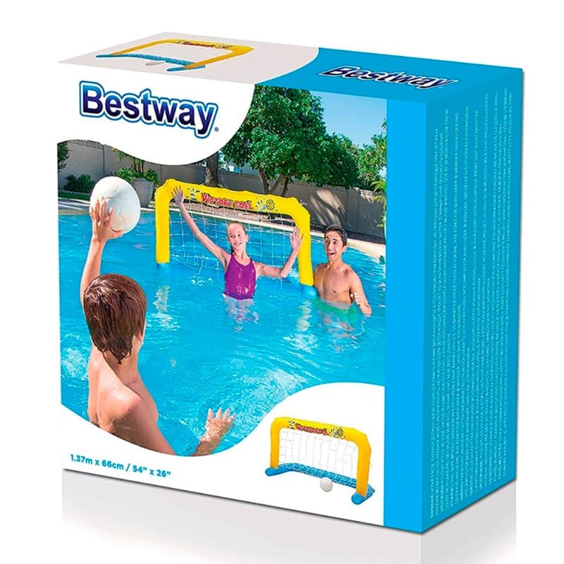 Bestway Water Polo Frame Inflatable Game Yellow thumbnail 2