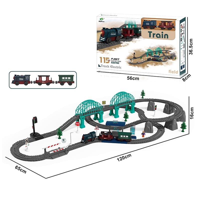 City Railway Train - 115 Pcs