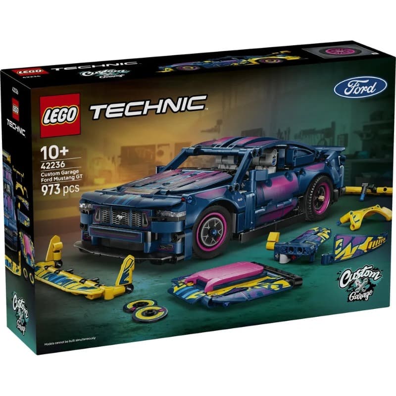 Lego Custom Garage Ford Mustang GT Car 42236