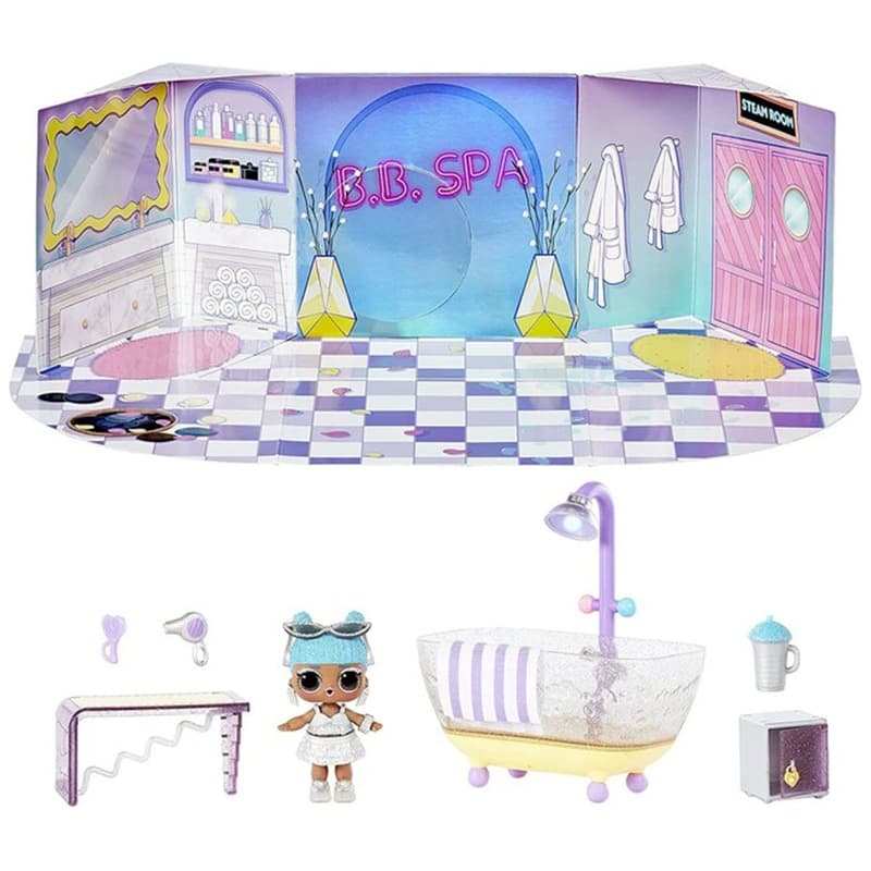 L.O.L. Surprise! Winter Chill Hangout Spaces Sauna Room Play set thumbnail 2