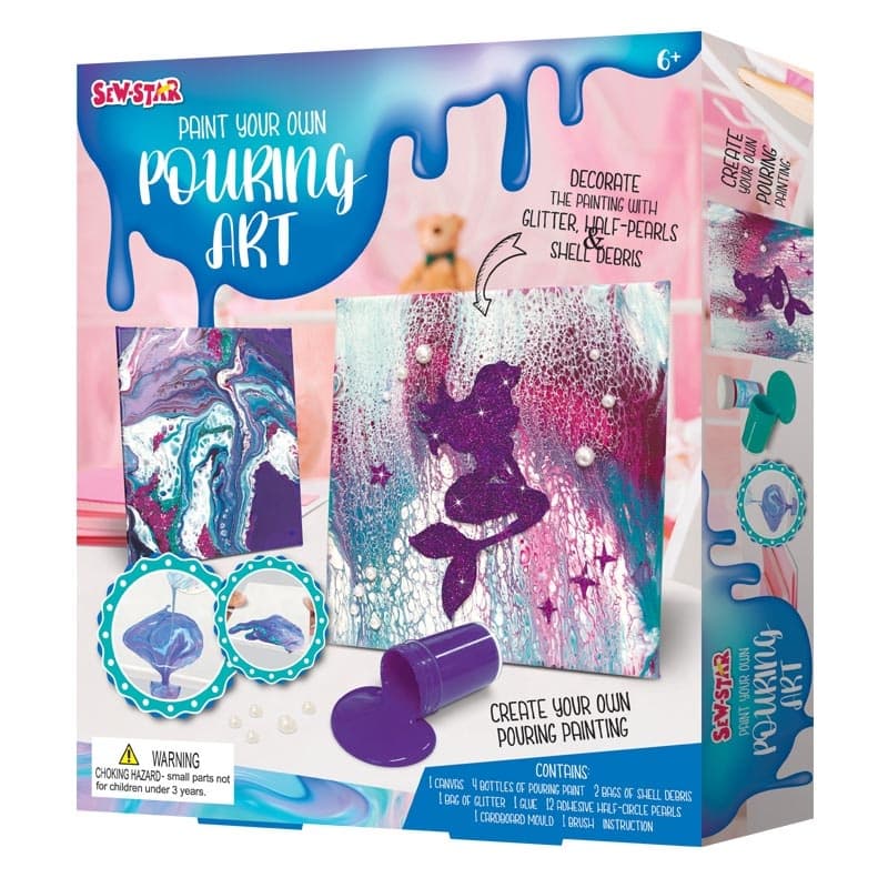 Sew Star Paint Your Own Pouring Art