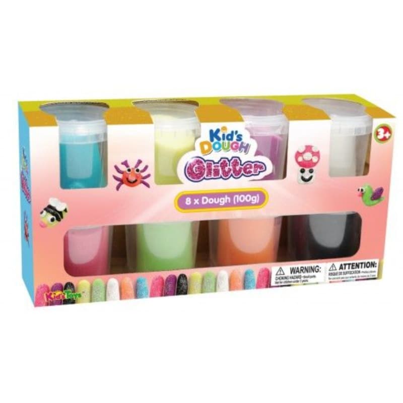 Creative Play Glitter Dough Set 100g – 6 Pack thumbnail 2