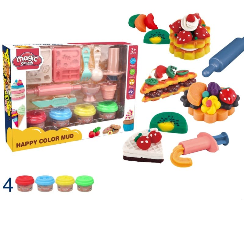 Magic Dough Happy Colored Mud - Candy