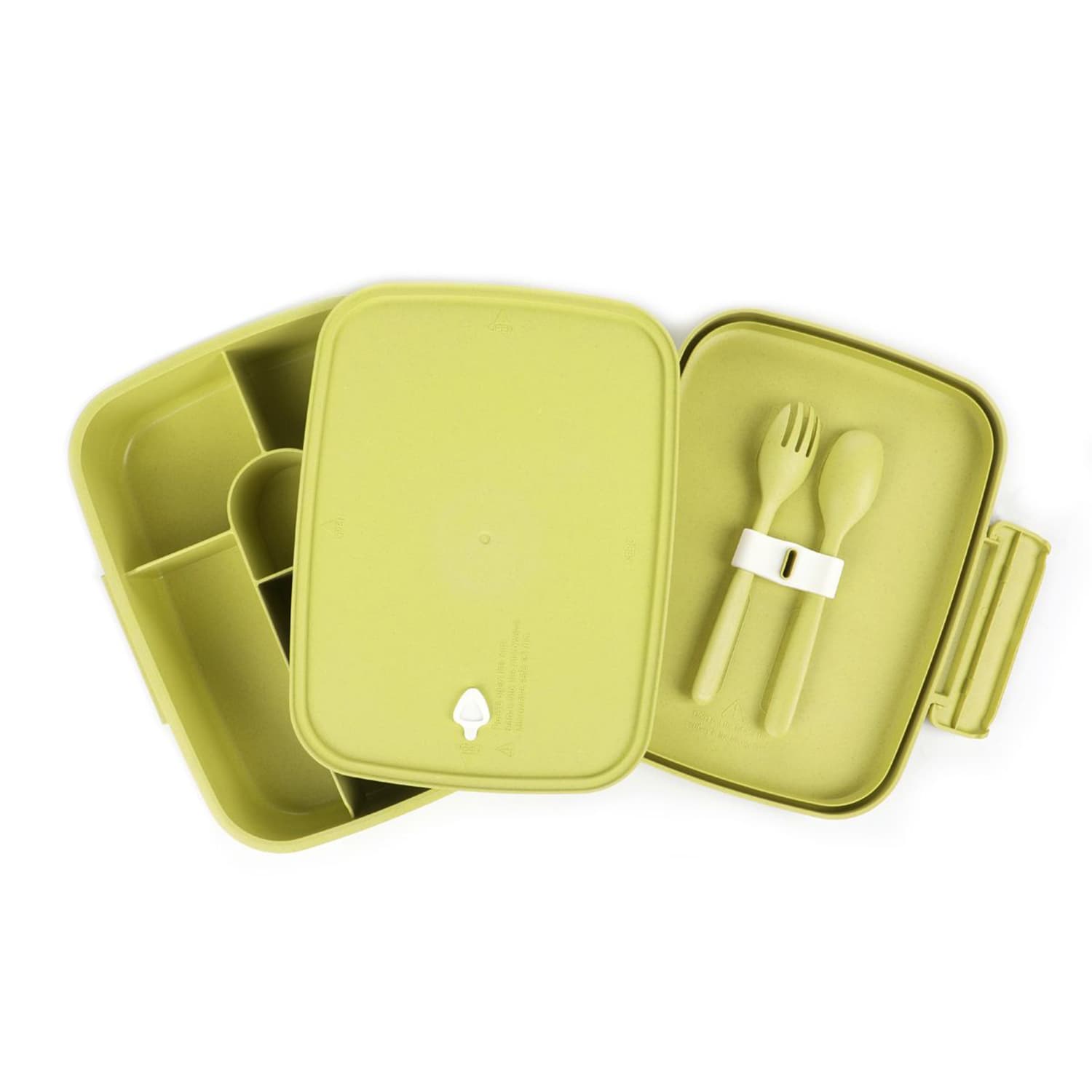 Honobox Lunch Box Lime - Large thumbnail 2