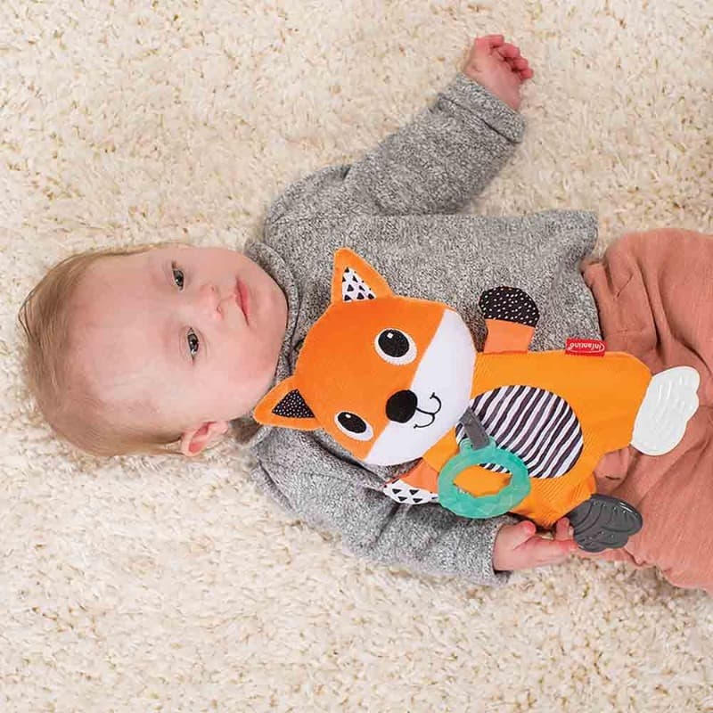 Infantino Cuddly Teether Fox thumbnail 3