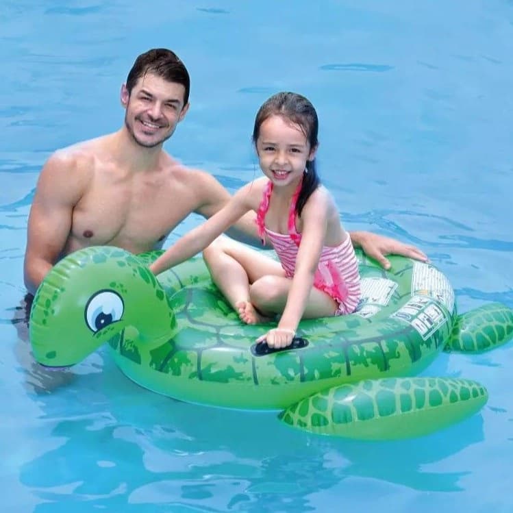 Sun Club Inflatable Sea Turtle Float thumbnail 2