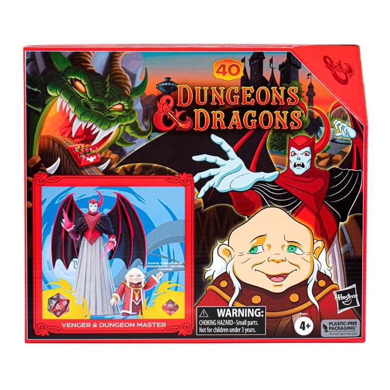 Dungeons and Dragons- Classic Dragon Castle with 2 figures thumbnail 3