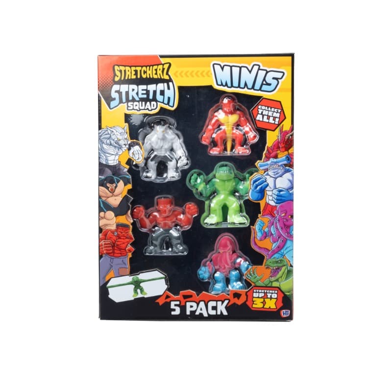 Stretcherz Stretch Squad Minis 5 Pcs Pack - Assorted
