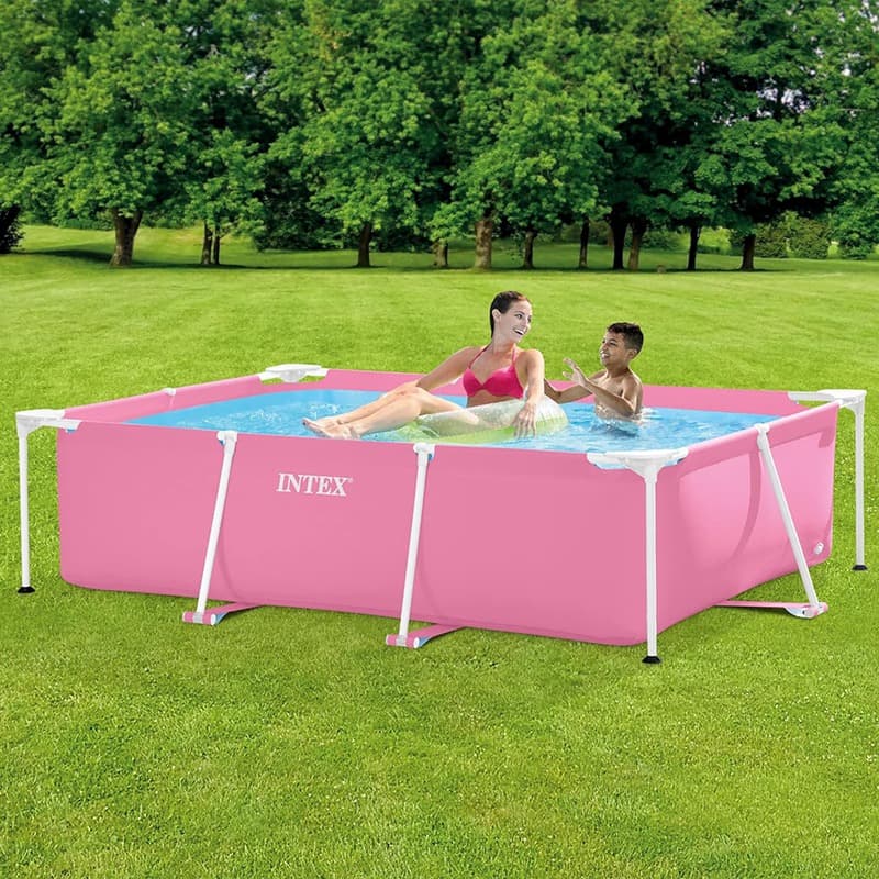 Intex Pink Rectangular Frame Pool thumbnail 4