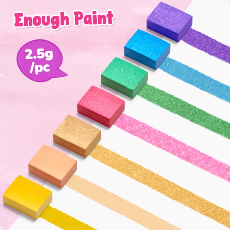 Vanilla Unicorn Watercolor Painting Set Art & Craft Toy for Kids thumbnail 5