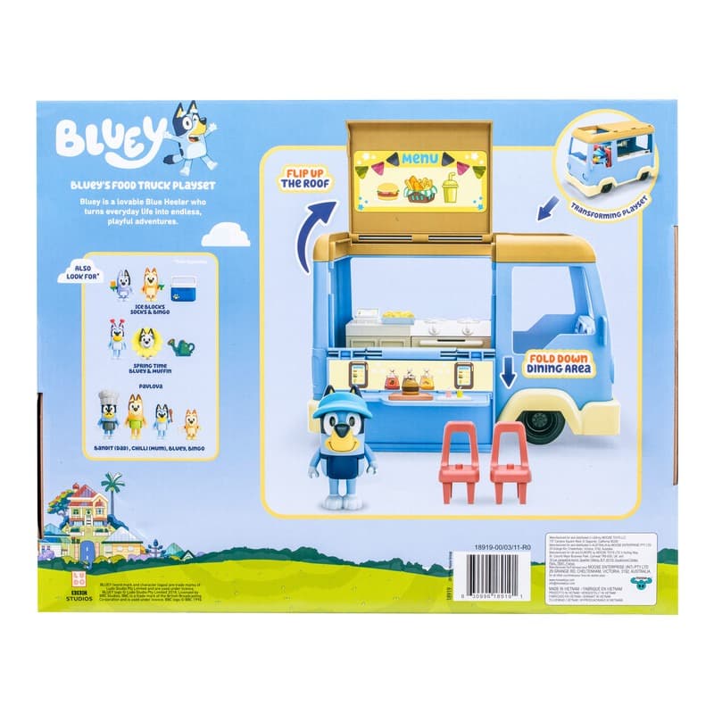 Bluey S13 Lets Play Chef Food Truck Playset thumbnail 2