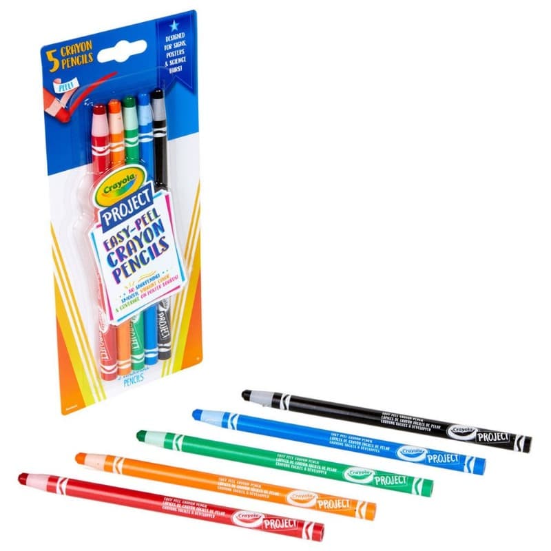 Crayola Easy Peel Crayons - 5 Colors thumbnail 2