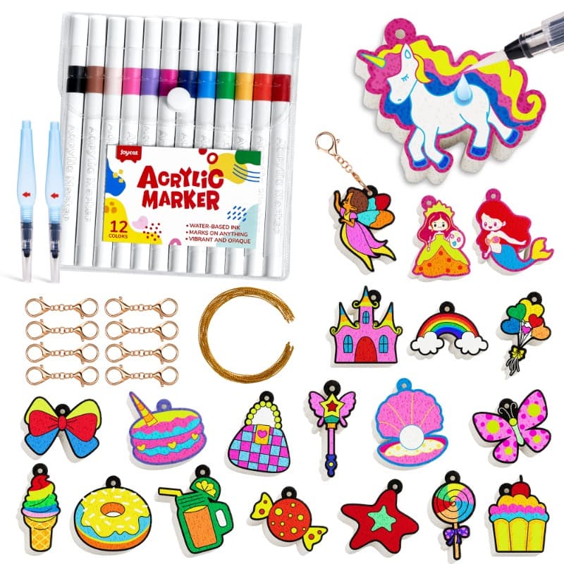 Joycat Unicorn 3D Foam Texture Painting Kit Diy Craft Toy for Kids thumbnail 4