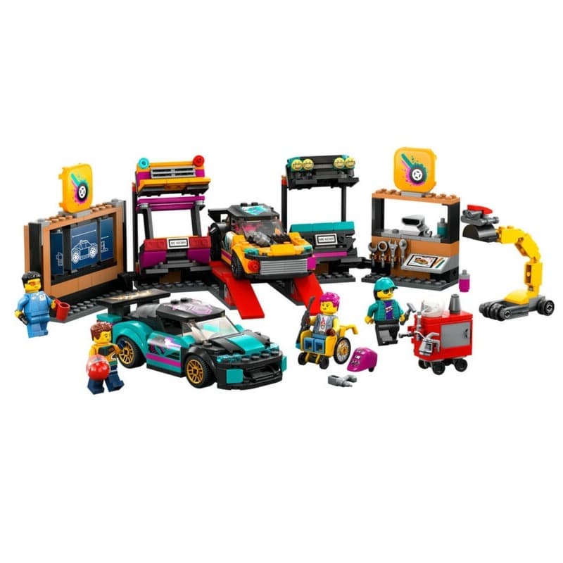 LEGO City Custom Car Garage Building Toy Set - 507 Pcs thumbnail 2