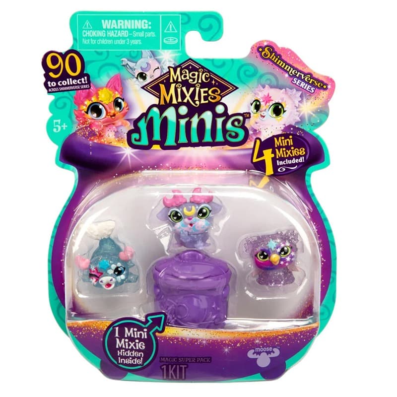 Magic Mixies Minis 4 Pack Shimmer Verse Series Magic Super Pack