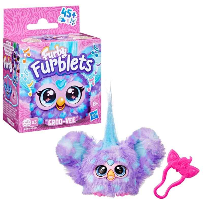 Furby Furblets Groo Vee Mini Friend Figure - 2.5 Inch thumbnail 2