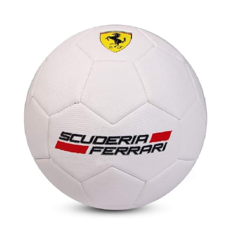 Mesuca -Ferrari Machine Sewing Soccer Ball White thumbnail 3