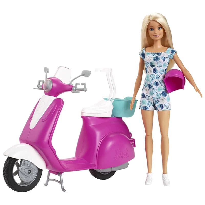 Barbie Scooter with Doll thumbnail 3