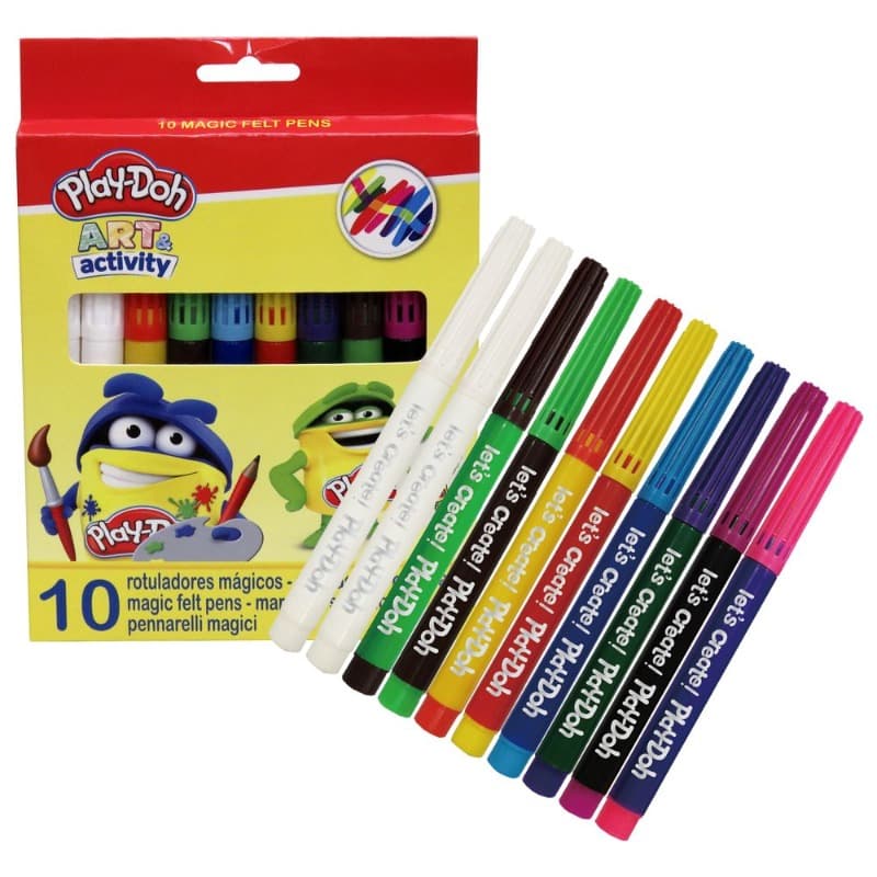 Play Doh Rainbow Magic Water Color Pen 10 Colors