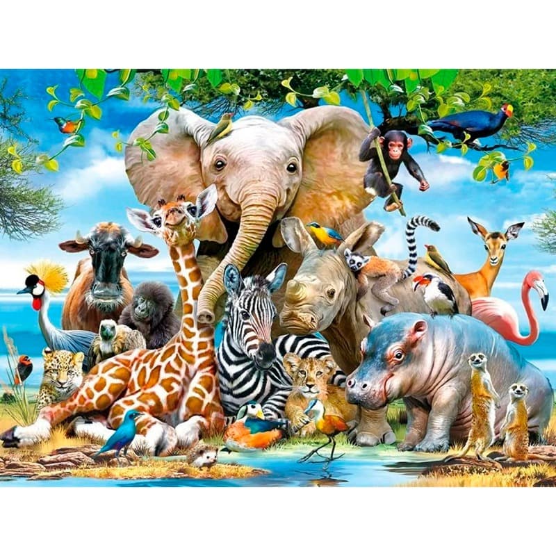 Prime 3D Africa Smile 3D Puzzle - 63 Pcs thumbnail 2
