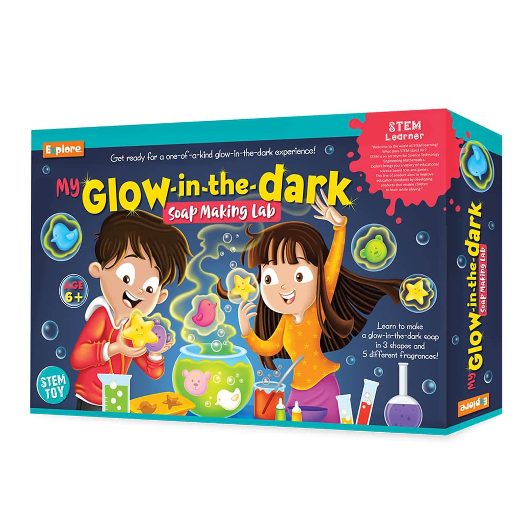 Explore My Glow In The Dark Soap Making Lab