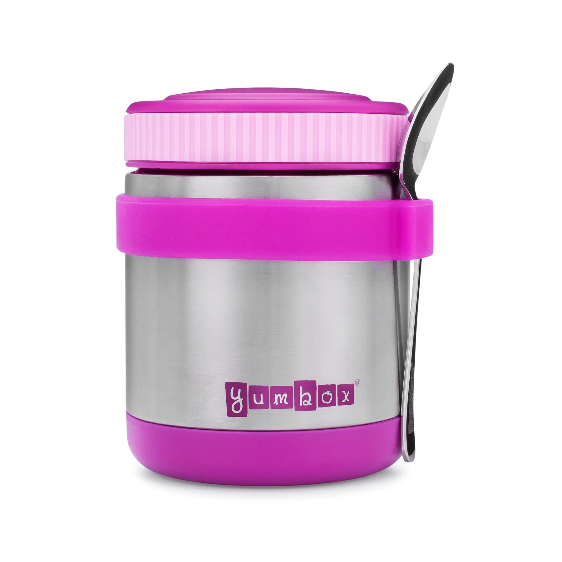 Yumbox - Zuppa Purple Insulated Jar With Spoon and Silicone Band