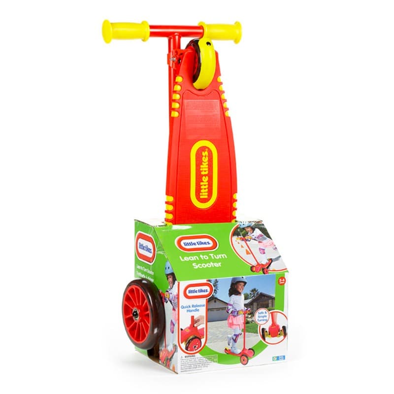 Little Tikes Lean To Turn Scooter Red And Yellow thumbnail 2
