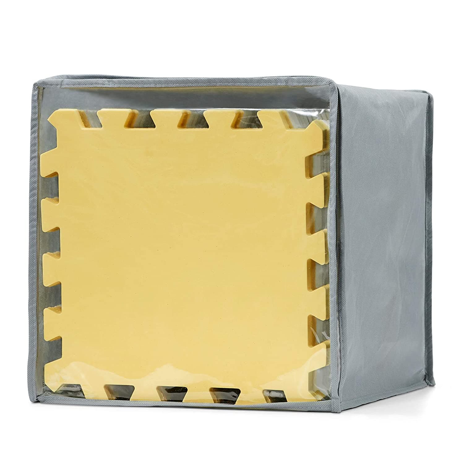 Kinderkraft Luno Foam Puzzles Play Mat - Yellow thumbnail 3