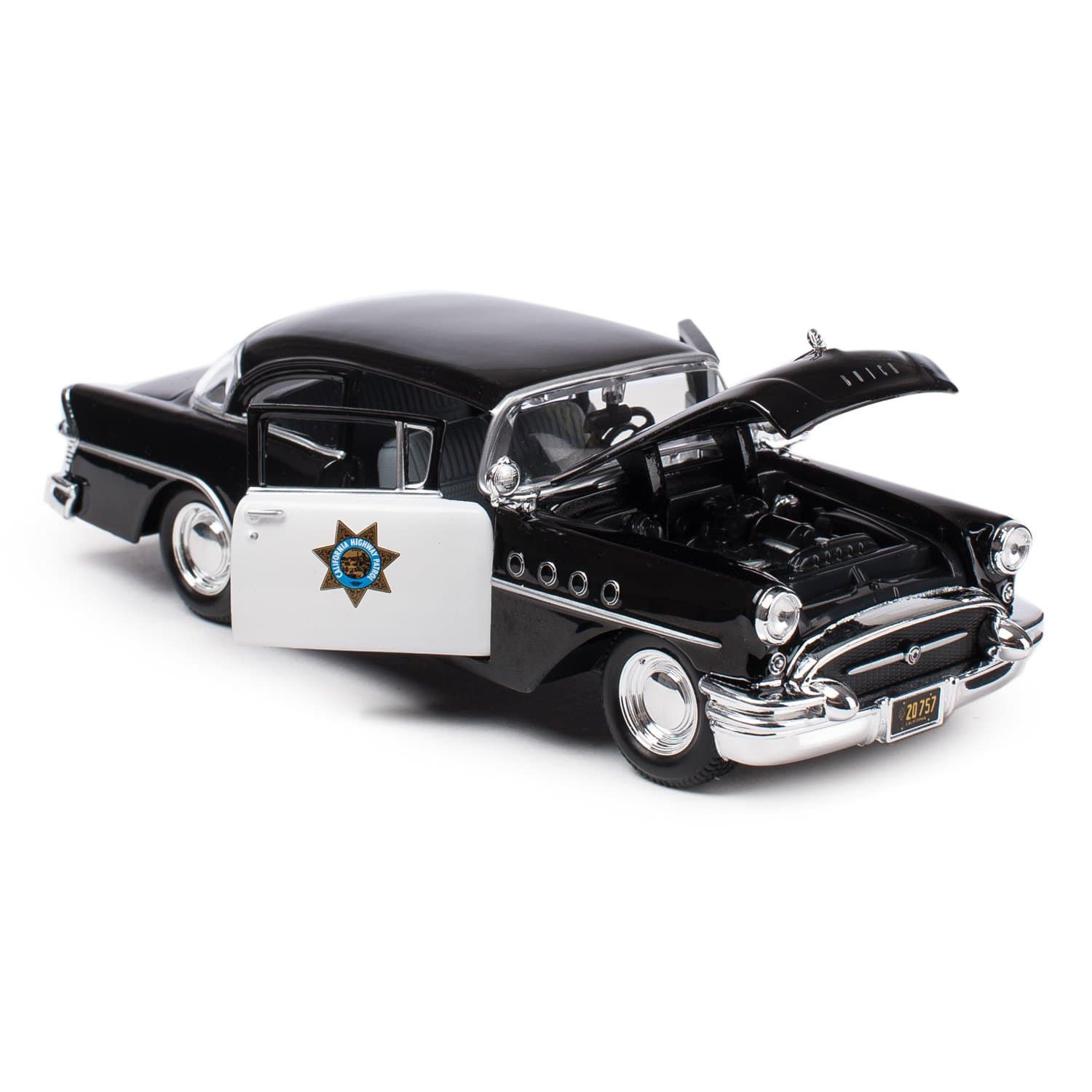 Maisto Buick Century 1955 Police - Black thumbnail 4