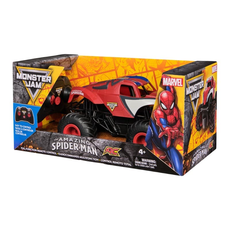 Monster Jam Remote Control 1:24 Spiderman thumbnail 2
