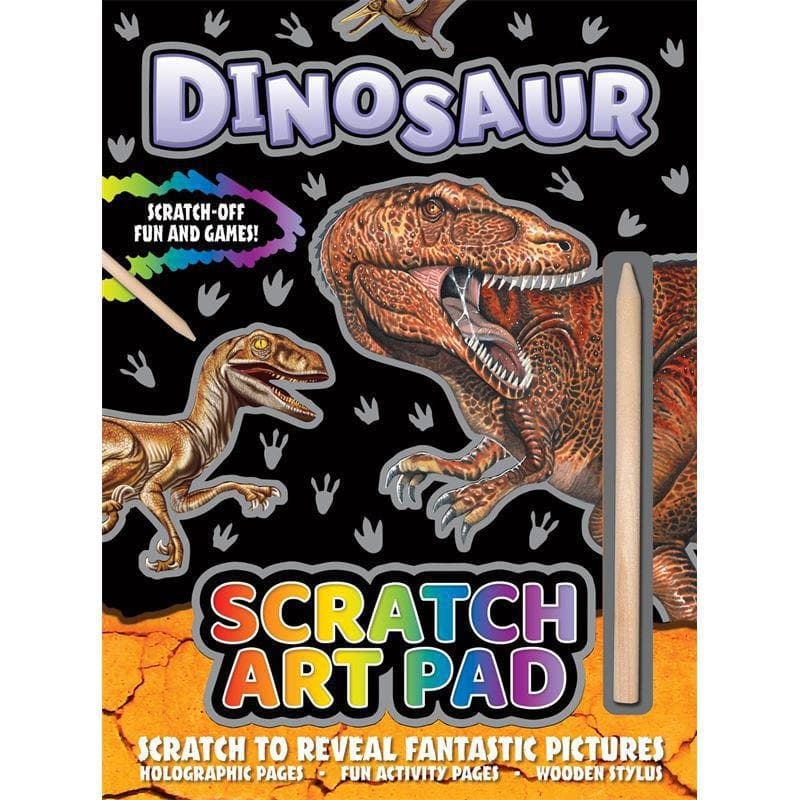 Dinosaur Scratch Art Pad Book