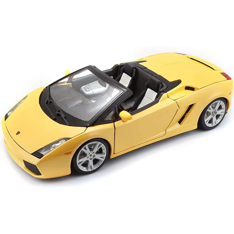 Bburago Lamborghini Gallardo Spyder Car - Yellow thumbnail 2