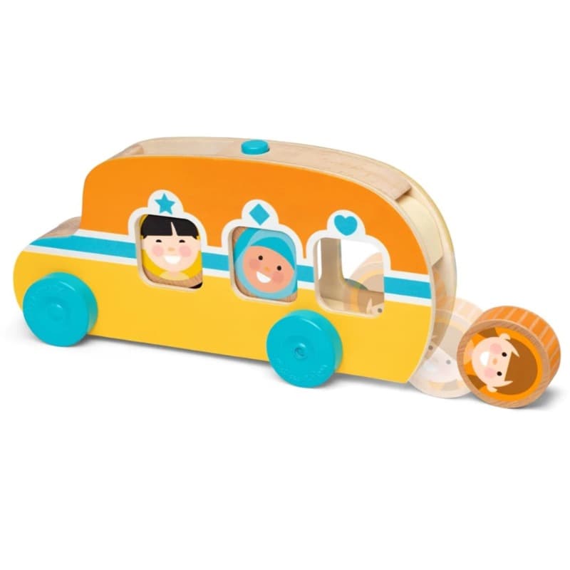 Melissa And Doug Go Tots Roll And Ride Bus thumbnail 2