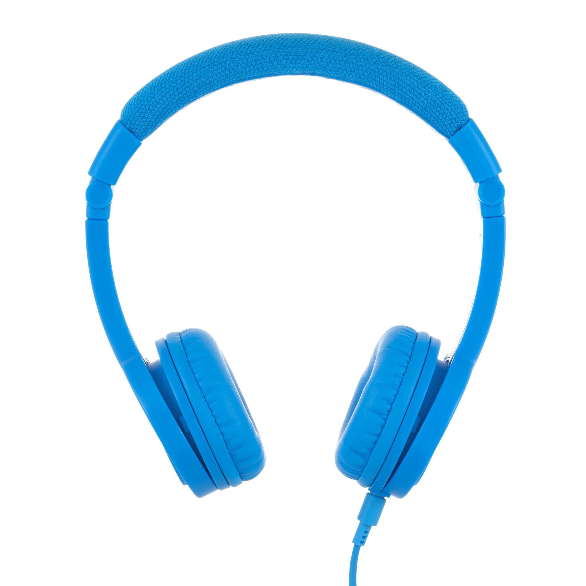 BuddyPhones Explore Plus Foldable Wired Headphone With Mic - Blue thumbnail 4