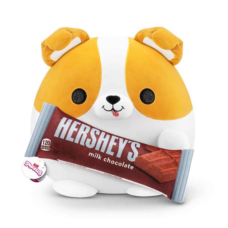 Snackles Corgi Benji with Hershey's Milk Chocolate Plush - Medium