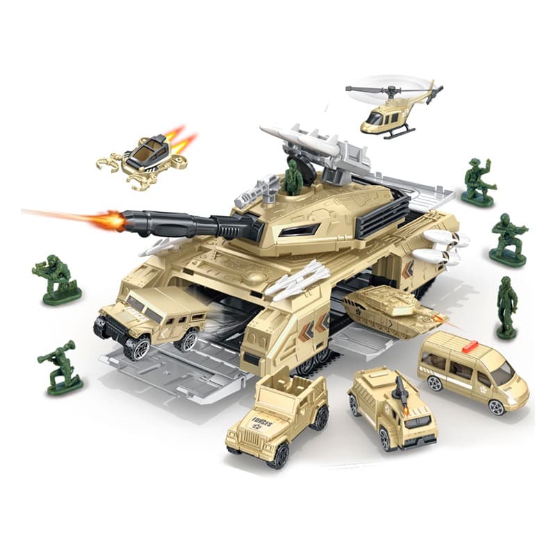Military Tank Parking Lot Playset thumbnail 2