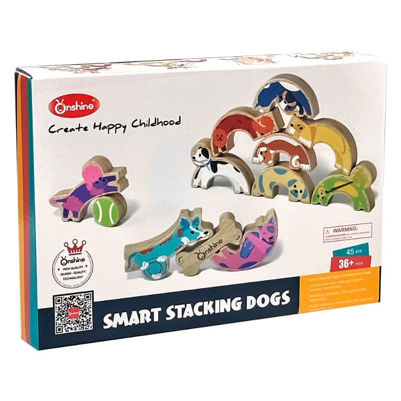 Onshine Wooden Smart Stacking Dogs thumbnail 4