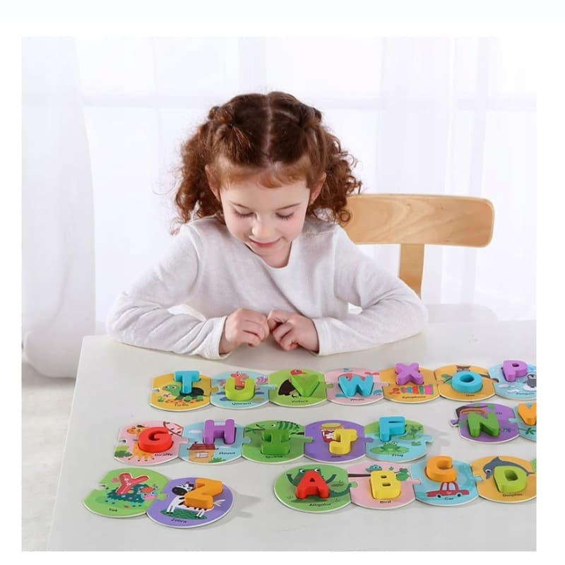 Tooky Toy Alphabet Puzzle Assorted thumbnail 3