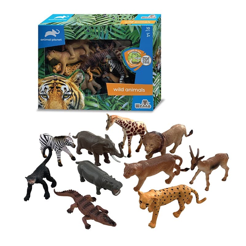 Wenno Wild Animal Toy - 10 Pcs