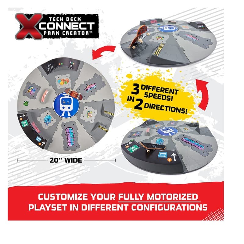 Tech Deck Shredline 360 Motorized Skate Park X-Connect Creator thumbnail 4
