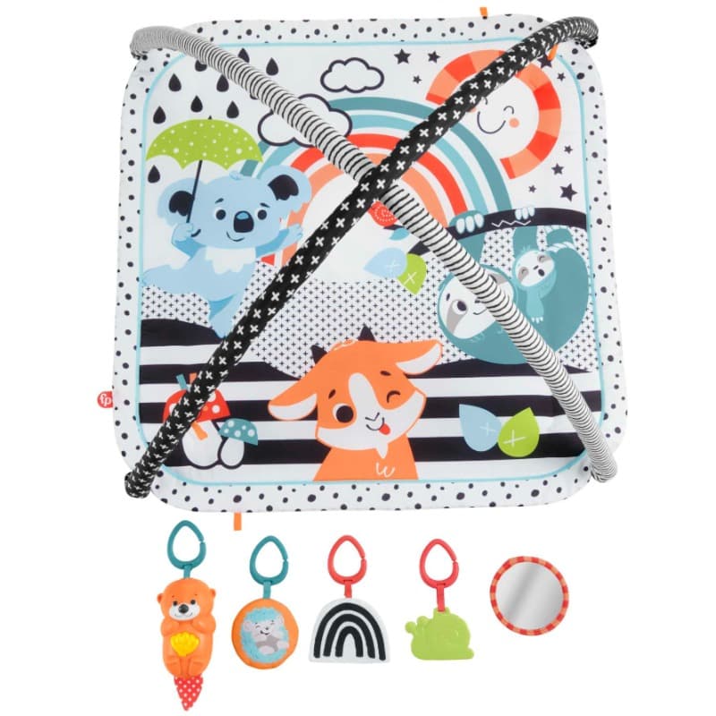 Fisher-Price 3 In 1 Music Glow And Grow Gym Playmat thumbnail 5