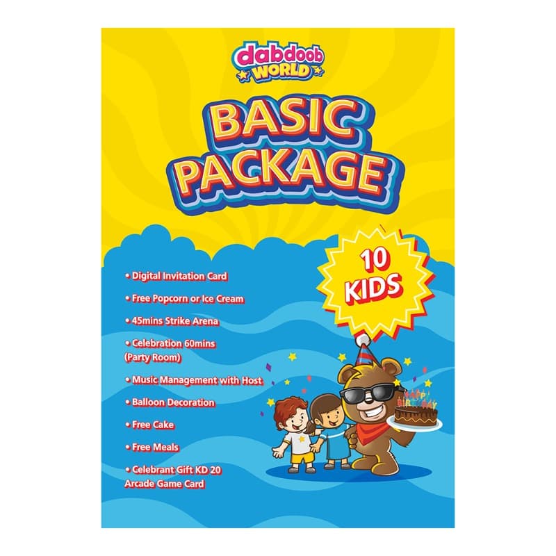 Dabdoob World Birthday Packages - Basic Package thumbnail 2