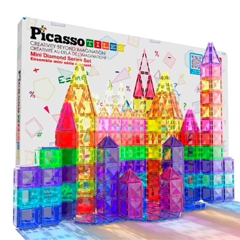 PicassoTiles Magnetic Building Set - 80 Piece
