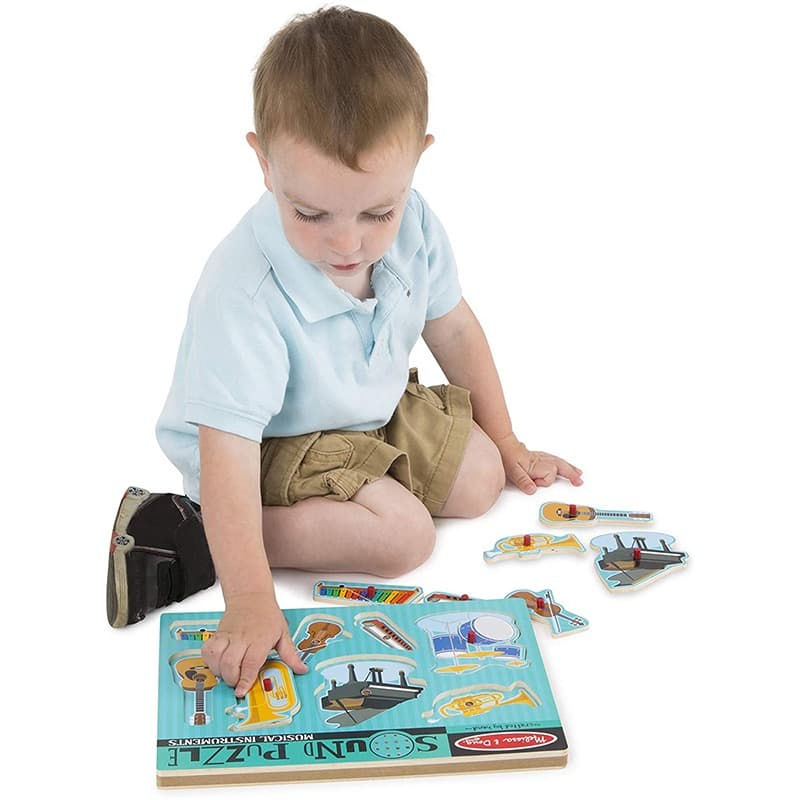 Melissa and Doug Musical Instruments Sound Puzzle thumbnail 3