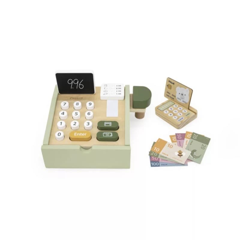 Viga Wooden Cash Register - Green thumbnail 2